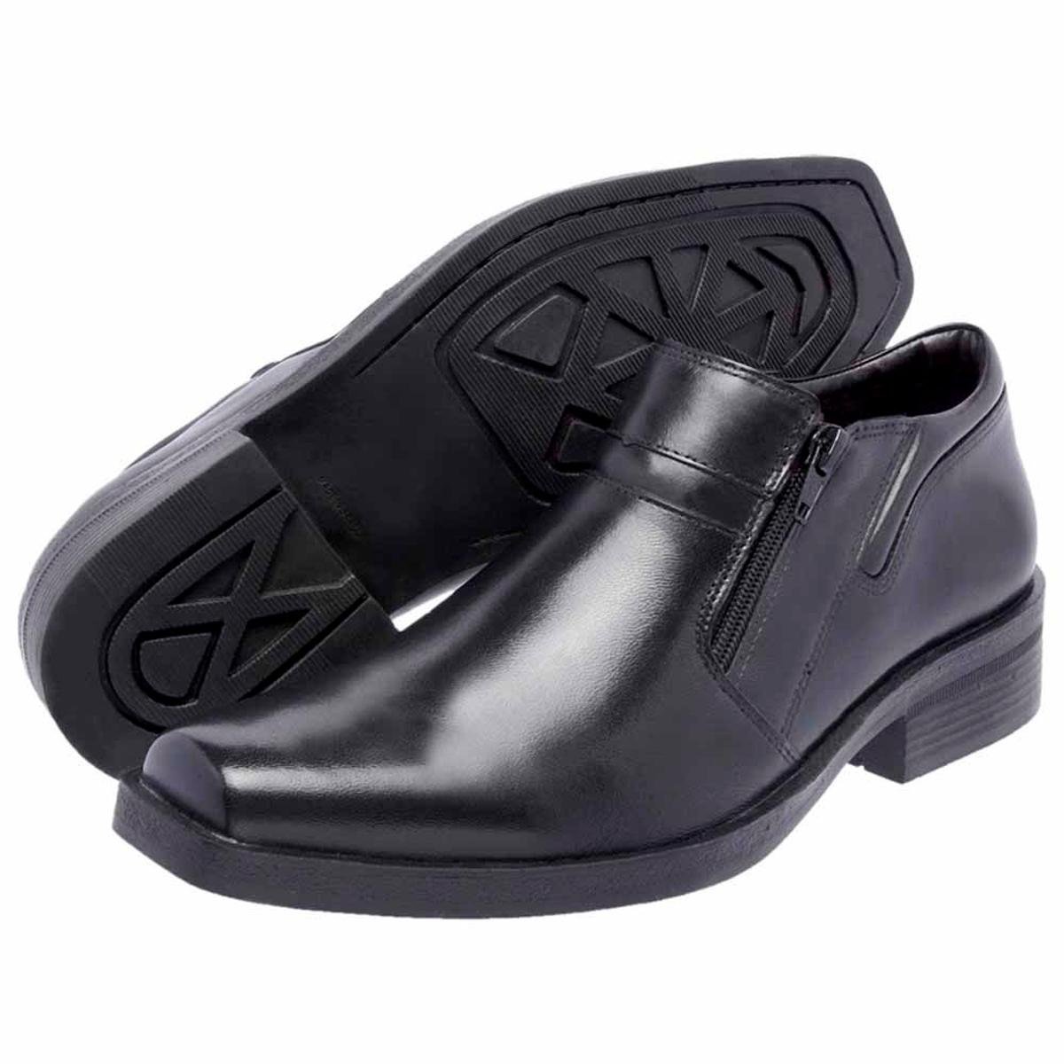 Sapato Casual em Couro D\u0026R Shoes Masculino - Preto | Zattini